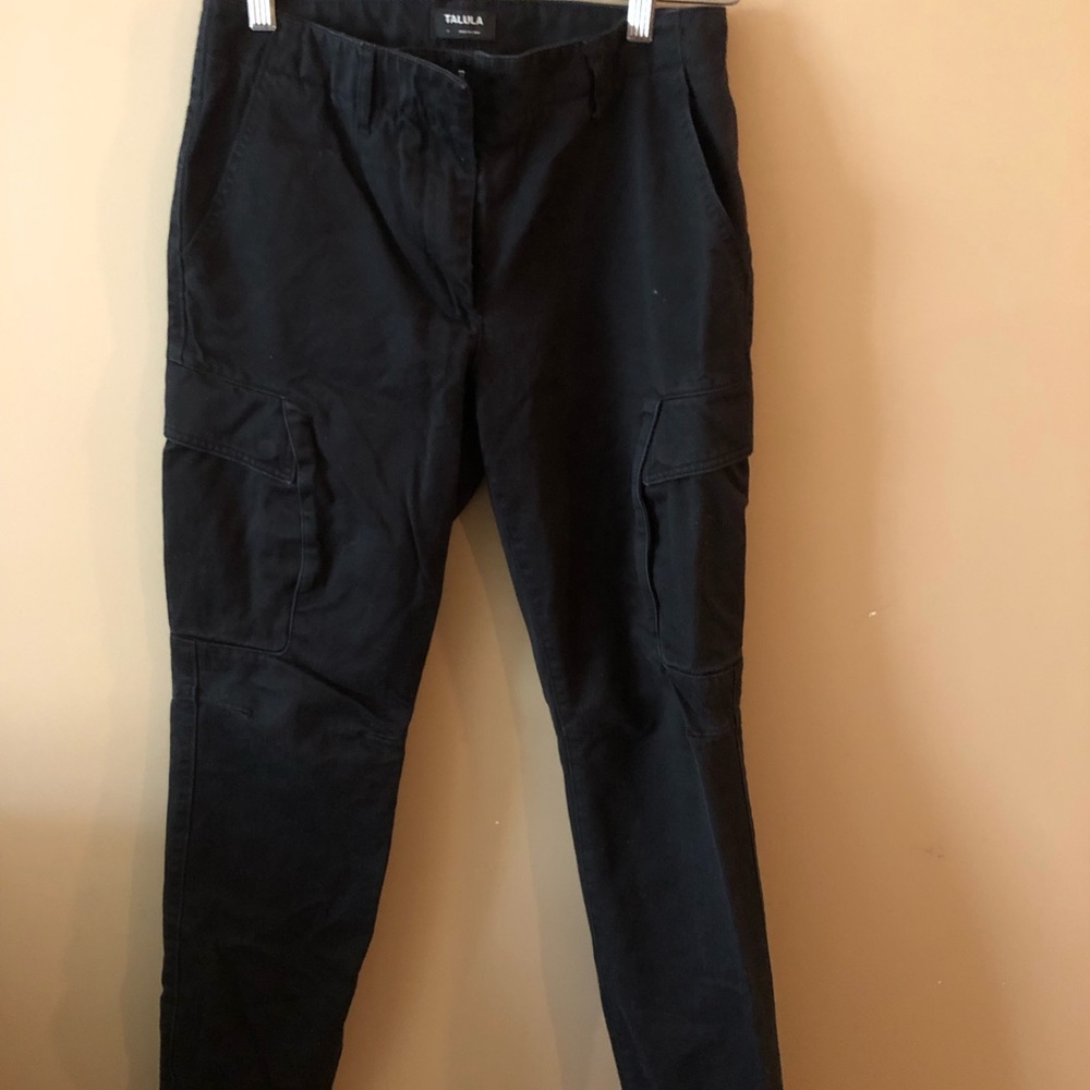 Black talula cargo pants size 6.